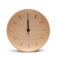 Nexten Pro Wooden Wall Clock - Line - Dish Shape-Premium German Beech Wood
