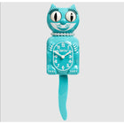 Kit-Cat Klock Vintage Lady Cat Wall Clock with Pearls - Blue-Proudly manufactured with high quality materials to ensure long lasting durability and performance