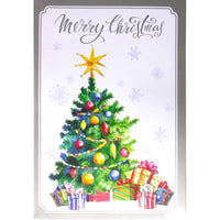 Mill Brook Studio Christmas Greeting Cards/Envelopes - 5-3/8" x 7-3/4" - Decorated Tree and Gifts - 18 Pack-Card shop quality greeting cards
