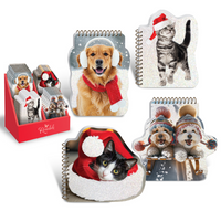 Rosedale Christmas Pet Memo Pads - 80 Sheets - Assorted-80 Lined Sheets