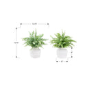Monarch Specialties 9368 16" Tall Artificial Eucalyptus Grass - White Pots - Set of 2-Backed by a 5-year limited warranty, these artificial plants offer dependable quality and durability