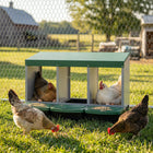 PawHut 3-Compartment Metal Nesting Boxes for Chicken-Three private nests provide a safe space, encouraging more egg laying
