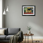 Looking For Trouble by Jenny Foster - Framed Print - 34" x 28"-Ready to hang - arrives fully assembled