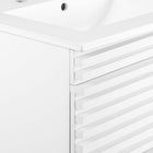 Modway Render 24" Wall-Mount Bathroom Vanity - White-8