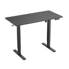 Uplite Electric Height Adjustable Sit Stand Desk - Black-The high-quality engine and strong desk base provides powerful and smooth height adjustment. With the help of the horizontal brake lever and thickened desk legs, the desktop should move without tilting to keep your devices safe and secure