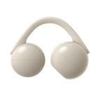 Sony LinkBuds Clip Truly Wireless Open Earbuds - Cream-Crystal-clear calls powered by AI - Stay connected with advanced Voice Pickup Technology and dual microphones enhanced by AI. Enjoy clear, natural calls wherever you are, thanks to noise reduction algorithms and a speech vibration sensor that filters out background sounds.