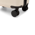 Bugatti Monaco 26.5" Hardside Medium Check-in Luggage - Vegan Leather Trim - Ecru-9