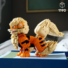 LEGO Pokémon Arcanine-Pose the LEGO figure’s articulated tail, legs, feet, head and mouth