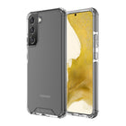 AXS PROShield Military Grade Protection Clear Case for Samsung Galaxy S22 - Black-Reinforced Corners maximize shock absorption