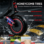 Gyrocopters Flash 6.0 MAX Electric Scooter for Adults & Teen - Speed 32 kmph - Range 40 km - Peak Motor 500W - 9" Tire - APP - Black-Stay connected with the Tuya Smart App. Manage your foldable electric scooter via Bluetooth to activate the anti-theft digital lock, toggle cruise control, customize speed settings, and track your ride history directly from your smartphone