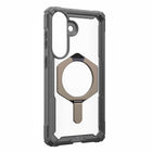 UAG Plasma XTE Rugged Kickstand Cell Phone Case with Magnets for Galaxy S26+ - Ash/Titanium-Air-soft Corners for Cushioning Impact