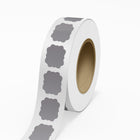 JAM Paper Standard Label Rolls - Vintage Frame - 2 1/2 x 3 - Silver Matte Foil - 125 Labels/Roll-Colour: Durable Silver Matte Foil | Make your mail stand out with colourful shipping address labels.