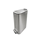 Modern Homes 6L Slim PedaL Bin - Matte Satin-Slim 6L capacity saves space