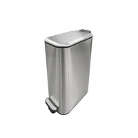 Modern Homes 6L Slim PedaL Bin - Matte Satin-Slim 6L capacity saves space