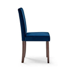 Modway Prosper 7-Piece Upholstered Velvet Dining Set - Cappuccino Navy-Seats Up to 8