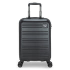 Roots Chalet 19" Hardside Carry-on Spinner Luggage - Black-Crafted from high-quality lightweight ABS material for a superior response to normal travel bumps and weather events