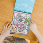 Melissa & Doug Water Wow Animals-Reusable pages are white with simple line drawings when dry; reveal colors when wet