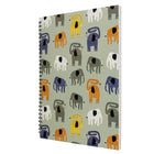 Pep Rally Coil Notebook - 8" H x 10" W - 80 Sheets - Wild at Heart-Double coil binding