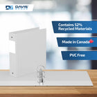 Davis Group Premium Economy Binder - Round Ring - 2" - White - 6 Pack-Ideal for Conferences, Reference, Colleges & Universities