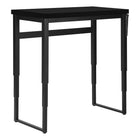 Monarch Specialties 7682 48" Computer Desk - Black/Adj.Height/ Black Metal-6