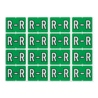 Pendaflex A-Z Light Green End Tab Filing Labels - R - 240 Pack-Compatible with DataFile L8701 series labels