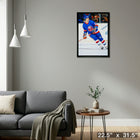 Mike Bossy New York Islanders Action - Framed Canvas - 22" x 31"-Ready to hang - arrives fully assembled