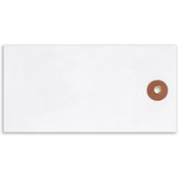 Merangue Tyvek Shipping Tags, 4 3/4" x 2 3/8", 1000 Pack-Slick surface prevents partical entrapment.