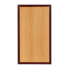 Flash Furniture 30'' x 48'' Rectangular Resin Table Top, Two-Tone Cherry and Mahogany (TP2TONE3048)-Restaurant Dining Table Top