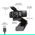 Logitech 960-001257 C920S HD Pro Webcam-Full HD 1080p video calls