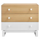 Modway Nolia 3-Drawer Color Block Dresser - Oak White-7