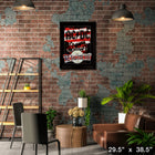 Ac/dc We Salute You Print with Platinum LP - Framed Print - 29" x 38"-Officially licensed music memorabilia