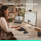 Logitech Signature Comfort Plus M850 L Wireless Mouse - Black-Designed for sustainability: The plastic parts of Signature Comfort Plus M850 L are made with a minimum of 49% post-consumer recycled plastic