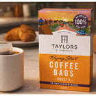 Taylors of Harrogate Flying Start Coffee Bags - 75 g - 2 Pack-Made with 100% Arabica coffee