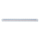 Staedtler Mars Triangular Scales, Imperial Engineers-Die-engraved graduations and colour-coded grooves for easy scale identification