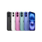 Apple iPhone 16 6.1" - 256 GB - Teal - Bell and Virgin Plus-Longer Battery Life: iPhone 16 works together with the A18 chip to deliver a big boost in battery life with up to 22 hours video playback. Charge via USB-C or snap on a MagSafe charger for faster wireless charging