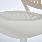 Homy Casa Beige Fabric Swivel Desk Chair-Textured Fabric: Soft and cozy seat offering a chic, stylish touch