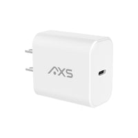 AXS 30W PROCharge USB-C PD Essential Wall Charger - White-Power Delivery technology provides a high-power, efficient charge that won’t overheat