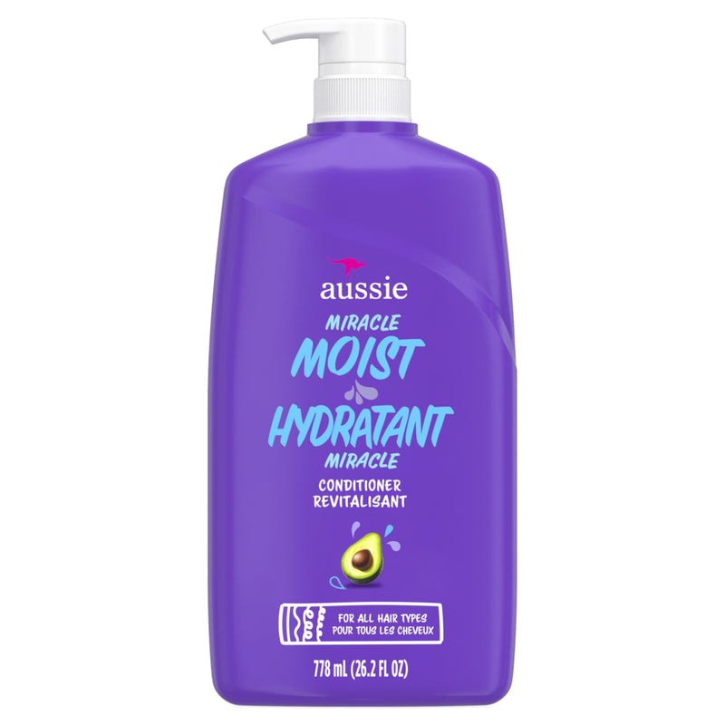 Aussie Miracle Moist Hair Conditioner for All Hair Types - 778 mL