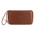 Champs Onyx Leather Multi Passport Case - Brown-3 credit card slots