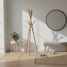 Decent Living Wooden Coat Rack - Solid Beech-Made of solid Germany FAS beech wood