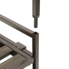 Seville Classics 3-Tier Resin-Wood Shoe Rack-No tools or assembly required