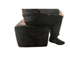 Exform Sloane Cube - Stool, Ottoman, Side Table - Black Chenille-Modular Design: Designed to pair seamlessly with the Sloane seating collection