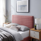 Modway Tranquil Channel Tufted King/California King Headboard - Dusty Rose-Dense Foam Padding