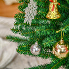 HOMCOM 5' Pencil Artificial Christmas Tree with Realistic Branches - Green-Overall Dimensions: ⌀19.75" x 60" H 