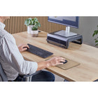 Fellowes Breyta XL Mousepad with HEX Cushion - Sand-Built to last with 5-year limited warranty
