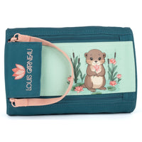Louis Garneau Pencil Case with 2 Zippers - Otter-Pencil case
