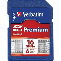 Verbatim 16GB Premium SDHC Card-16GB capacity