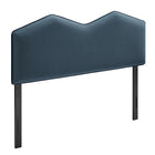 Modway Cosette Performance Velvet Full Size Headboard - Cadet Blue-Stain-Resistant Performance Velvet