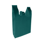 Reliabag Reusable Non-Woven T-Shirt Bags - 11"W x 7"D x 20"H - Green - 400 Pack-Reusability: Non-woven t-shirt bags are designed to be reusable