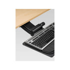 Fellowes Professional Series Compact Keyboard Tray - Black-Warning Trak helps prevent mouse from sliding off mousing platform